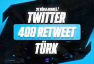 [OTO-GARANTİLİ] Türk 400 Retweet