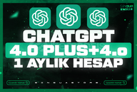 ⭐️OTO GİRİŞ!⭐️CHATGPT PLUS+GPT 4.o⭐️