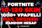 ⭐️UVİP 1000+ VPAPELLİ | 10-120 SKİN RANDOM⭐️