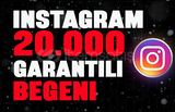 [OTO GÖNDERİM] 20000 GARANTİLİ BEĞENİ