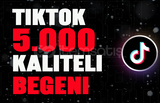 [OTO GÖNDERİM] TİKTOK 5000 KALİTELİ BEĞENİ