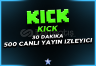 [OTO-HIZLI] 30 Dakika 500 Canlı Yayın İzleyici