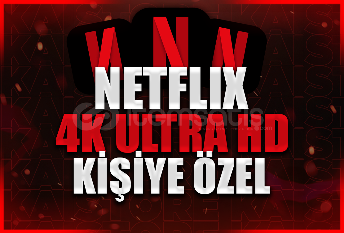 ⭐️ 4K ULTRA HD - 1 AYLIK KİŞİYE ÖZEL NETFLİX ⭐️ ⭐️ 4K ULTRA HD - 1 AYLIK KİŞİYE ÖZEL NETFLİX ⭐️