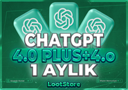 ⭐[OTO KOD] 1 AYLIK CHATGPT PLUS 4.0+4.o⭐