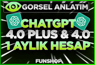 ⭐OTO KOD✨️ChatGPT 4.0 + GPT-4o 1 Aylık⭐️