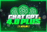 OTO KOD ⭐ CHATGPT Plus 4.0 + 4o ⭐ 1 AYLIK