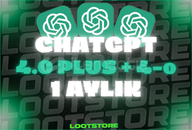 ⭐[OTO KOD] CHATGPT PLUS 4.0 + GPT-4O + DALL E⭐