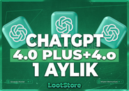 ⭐[OTO KOD] CHATGPT PLUS 4.0+4.o⭐