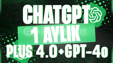 ⭐[OTO KOD]ChatGPT Plus 4.0 + GPT-4o + Dall-E⭐