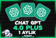 ⭐️CHATGPT PLUS 4.0 Ve 4-o 1 Aylık⭐️