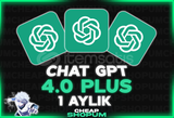 ⭐️ OTO KOD ⭐️CHATGPT PLUS 4.0 Ve 4-o 1 Aylık⭐️