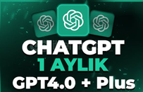 ⭐️OTO KOD⭐️ ChatGPT Plus 4o & 4.0 1 Aylık⭐