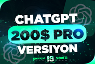 OTO KOD⭐️Limit Yok |✅ChatGPT Pro 200$ Versiyon⭐