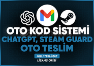 ⭐️ OTO KOD SİSTEMİ ⭐️ 1 AYLIK - 5 HESAP