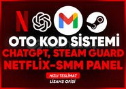 ⭐️ OTO KOD SİSTEMİ ⭐️ 1 AYLIK - 5 HESAP