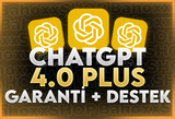 ⭐KOD SİSTEMİ ⭐ 1 Aylık ChatGPT 4.o PLUS ⭐