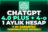 ⭐️[KOD SİSTEMLİ] CHATGPT PLUS 4.0 & 4-o