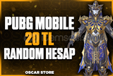 ✨️ [Oto] Pubg Mobile 20TL Random Hesap ✨️