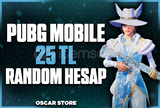 ✨️ [Oto] Pubg Mobile 25TL Random Hesap ✨️