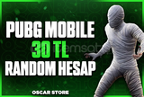 ✨️ [Oto] Pubg Mobile 30TL Random Hesap ✨️