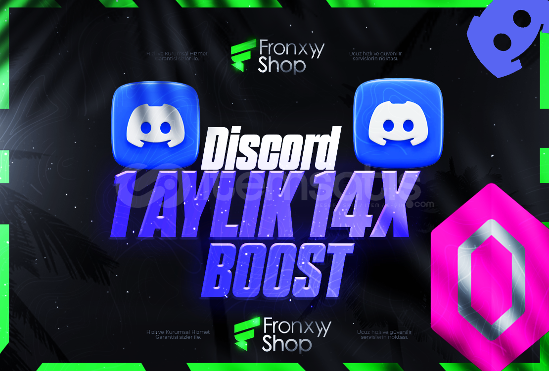 Oto Sistem + Botsuz - DISCORD 1 AYLIK 14X BOOST Oto Sistem + Botsuz - DISCORD 1 AYLIK 14X BOOST
