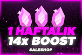 DİSCORD 1 HAFTALIK 14x BOOST!