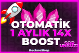 ⭐️1 AYLIK 14X BOOST BOTSUZ