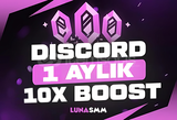 [Oto+StokVar] 1 Aylık 10x Boost (Discord)