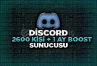 ✨[BOOST+MEMBER] 1 AY TAKVİYELİ VE ÜYELİ SERVER