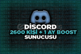 ✨[BOOST+MEMBER] 1 AY TAKVİYELİ VE ÜYELİ SERVER