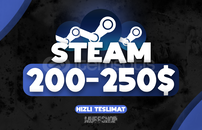 [Oto Teslim] 1 Adet 200$ Steam Random Oyun Key