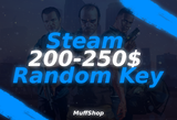 [Oto Teslim] 1 Adet 200$ Steam Random Oyun Key