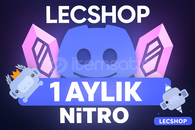 ⭐[Oto Teslim] 1 Aylık 2x Boostlu Discord Nitro⭐