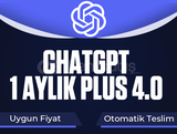 ChatGPT 4.0 Plus + GPT-4o + Dall e 1 Aylık