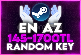 [OTO TESLİM] 145-1700 TL Steam Random Key