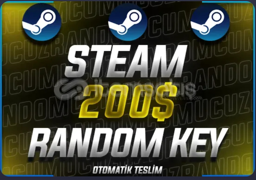 ⭐OTO TESLİM⭐$200 STEAM RANDOM  ⭐OTO TESLİM⭐$200 STEAM RANDOM
