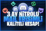 (KALİTELİ) 3 Ay Nitrolu 2X Boostlu Hesap