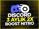 ⭐[Oto Teslim] 3 Aylık 2x Boostlu Nitro 