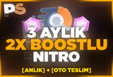 (OTO TESLİM)3 Aylık+2X Boostlu Nitro