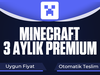 3 Aylık Minecraft Premium [Sorunsuz]