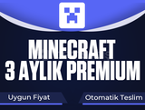 Minecraft Premium Hesap 3 Aylık [Sorunsuz]