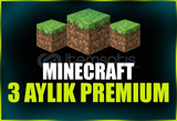 [Oto Teslim] 3 Aylık Minecraft Premium