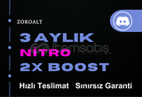 [OTO TESLİM] 3 Aylık Nitro 2X Boost