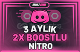 ⭐[OTO TESLİM!] 3 Aylık Nitro 2x Boost