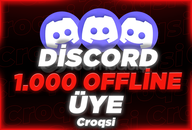 ⭐DİSCORD 1000 Offline Üye⭐
