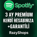 Oto Teslim | 3 Aylık Spotify PREMİUM 2 Adet