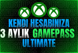 ⭐Oto Teslim [3] Aylık Xbox Game Pass Ultimate