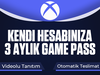 3 Aylık Xbox GamePass Ultimate [Sorunsuz]