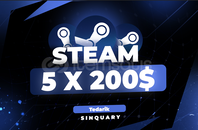 [Oto-Teslim] 5 Adet 200$ Random Key