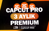 Oto Teslim | Capcut Pro 3 Aylık Premıum